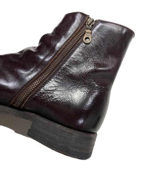 PADRONE（パドローネ）PADRONE (パドローネ) サイドジップブーツ ダークブラウン サイズ:41の古着・服飾アイテム