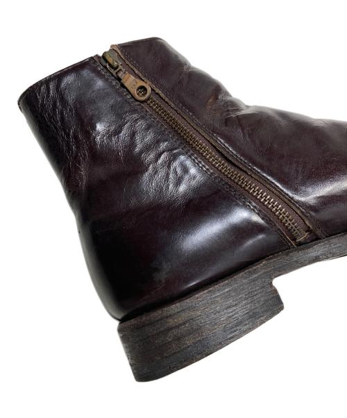 PADRONE（パドローネ）PADRONE (パドローネ) サイドジップブーツ ダークブラウン サイズ:41の古着・服飾アイテム