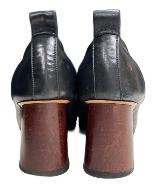 CELINE（セリーヌ）CELINE (セリーヌ) ソフトバレリーナパンプス ブラック サイズ:24cmの古着・服飾アイテム