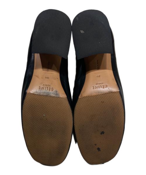 CELINE（セリーヌ）CELINE (セリーヌ) ソフトバレリーナパンプス ブラック サイズ:24cmの古着・服飾アイテム
