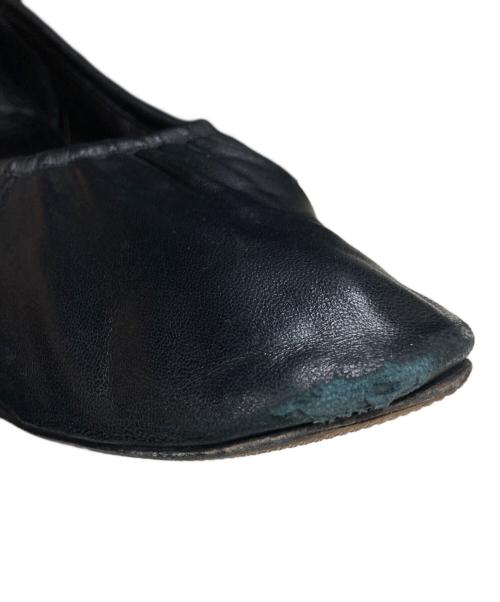 CELINE（セリーヌ）CELINE (セリーヌ) ソフトバレリーナパンプス ブラック サイズ:24cmの古着・服飾アイテム