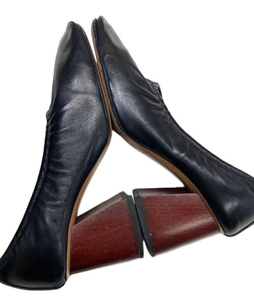 CELINE（セリーヌ）CELINE (セリーヌ) ソフトバレリーナパンプス ブラック サイズ:24cmの古着・服飾アイテム