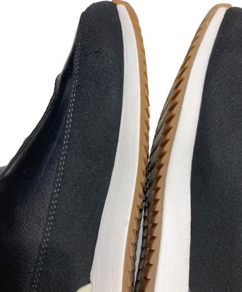 AKAISHI（アカイシ）akaishi (アカイシ) レザースウェードコンビネーションスニーカー ブラック サイズ:22.5cmの古着・服飾アイテム