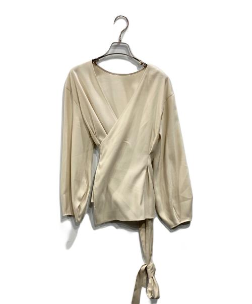 Demi-Luxe Beams（デミルクス ビームス）Demi-Luxe Beams (デミルクス ビームス) 2WAY カシュクールブラウス.M アイボリー サイズ:36の古着・服飾アイテム