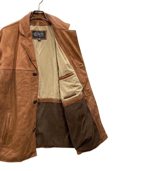 wilsons leather（ウィルソンズレザー）wilsons leather (ウィルソンズレザー) レザージャケット ブラウン サイズ:Mの古着・服飾アイテム