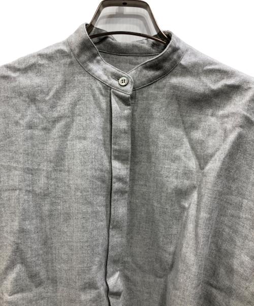 LE PHIL（ル フィル）LE PHIL (ル フィル) ウールサキソニーブラウス グレー サイズ:Fの古着・服飾アイテム