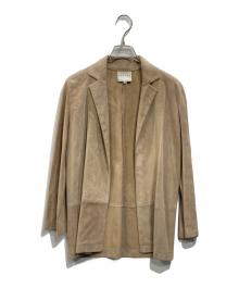 CELINE（セリーヌ）の古着「スウェードジャケット」｜ベージュ