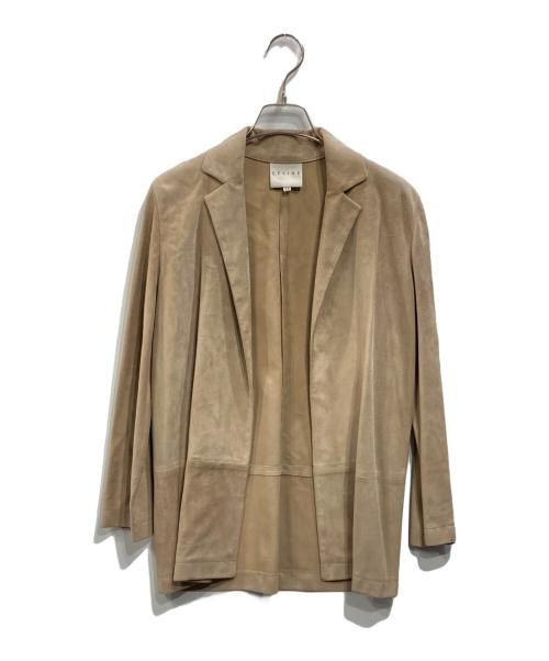 CELINE（セリーヌ）CELINE (セリーヌ) スウェードジャケット ベージュ サイズ:XSの古着・服飾アイテム