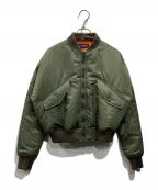 MADISON BLUEマディソンブルー）の古着「COMPACT MA-1」｜カーキ