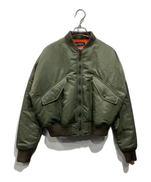 MADISON BLUE（マディソンブルー）MADISON BLUE (マディソンブルー) COMPACT MA-1 カーキ サイズ:Sの古着・服飾アイテム