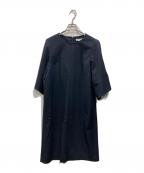 ADOREアドーア）の古着「ドライハイツイストワンピース」｜ネイビー