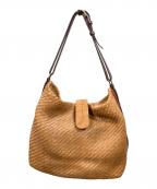 DRAGONドラゴン）の古着「メッシュレザーバッグ」｜ブラウン