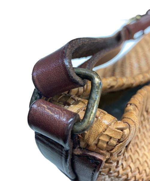 DRAGON（ドラゴン）DRAGON (ドラゴン) メッシュレザーバッグ ブラウンの古着・服飾アイテム