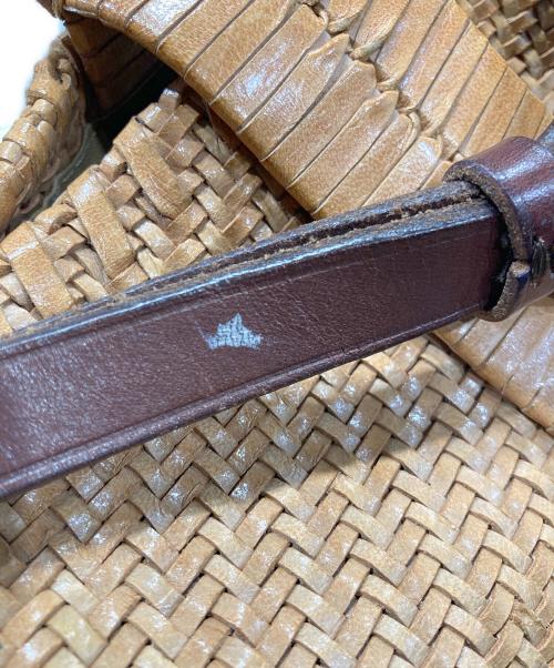 DRAGON（ドラゴン）DRAGON (ドラゴン) メッシュレザーバッグ ブラウンの古着・服飾アイテム