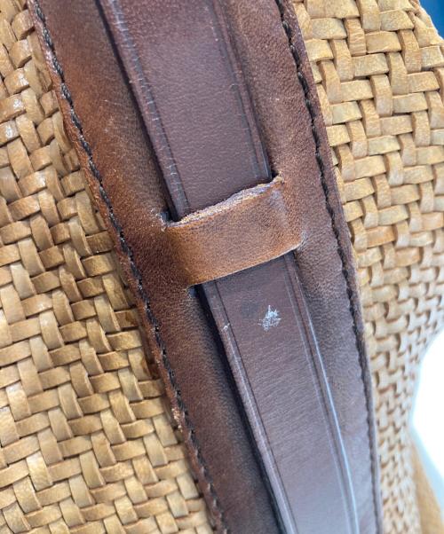 DRAGON（ドラゴン）DRAGON (ドラゴン) メッシュレザーバッグ ブラウンの古着・服飾アイテム