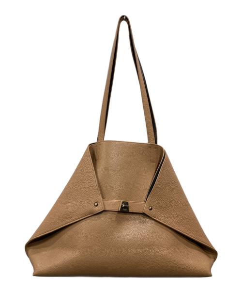 AKRIS（アクリス）AKRIS (アクリス) アイ スモールショルダー ブラウンの古着・服飾アイテム