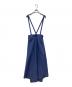 HAVEL studio (ハーヴェル スタジオ) TA/PE SUSPENDERS SKIRT ブルー サイズ:36：8000円
