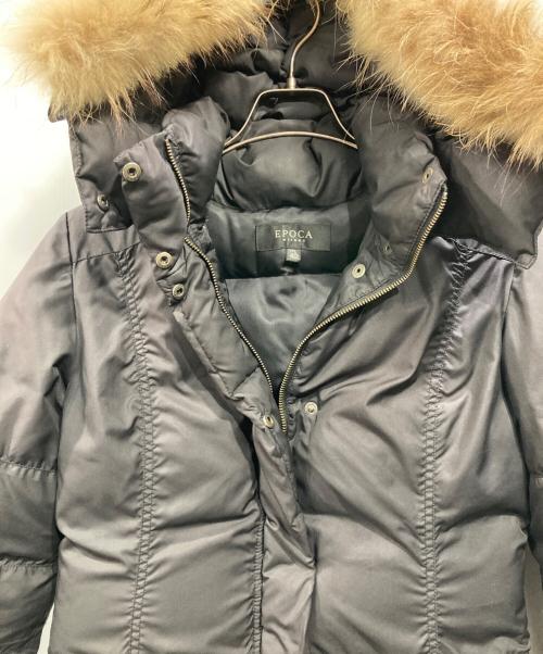 EPOCA（エポカ）EPOCA (エポカ) ダウンコート ブラック サイズ:40の古着・服飾アイテム