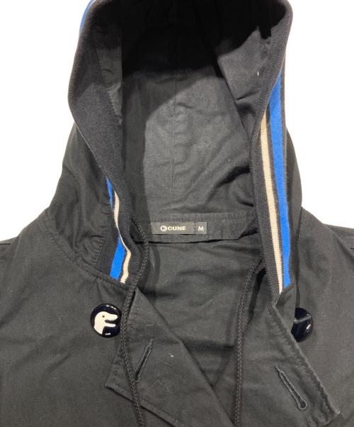 CUNE（キューン）CUNE (キューン) フーデッドコート ブラック サイズ:Mの古着・服飾アイテム