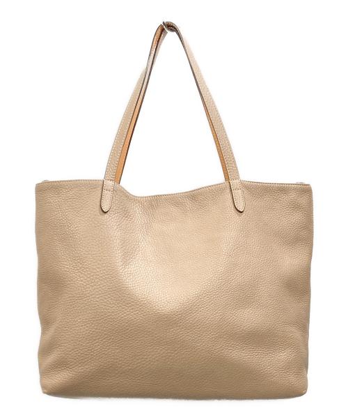 Felisi（フェリージ）Felisi (フェリージ) レザートートバッグ ベージュの古着・服飾アイテム