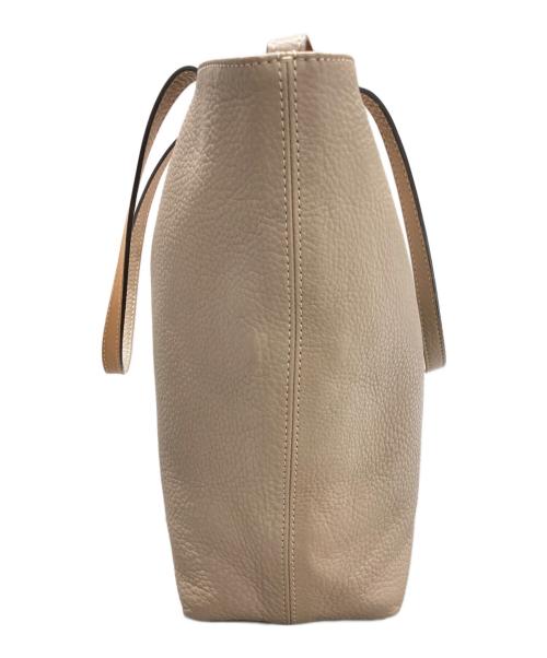 Felisi（フェリージ）Felisi (フェリージ) レザートートバッグ ベージュの古着・服飾アイテム