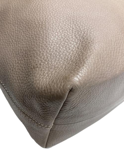 Felisi（フェリージ）Felisi (フェリージ) レザートートバッグ ベージュの古着・服飾アイテム