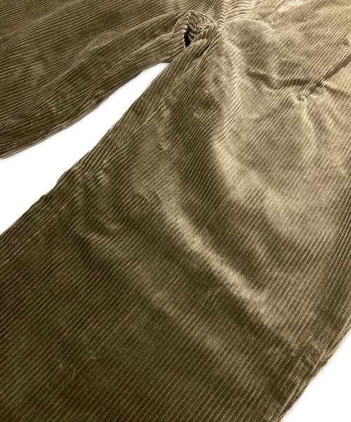 Burberry's（バーバリー）Burberry's (バーバリーズ) ツータックコーデュロイパンツ オリーブ サイズ:W88の古着・服飾アイテム