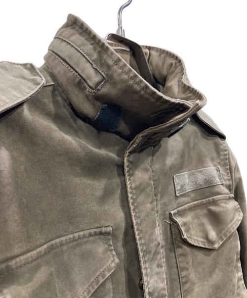 AKM（エーケーエム）AKM (エーケーエム) ライナーベスト付ミリタリージャケット カーキ サイズ:XLの古着・服飾アイテム