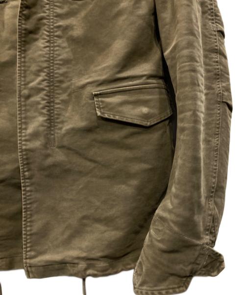 AKM（エーケーエム）AKM (エーケーエム) ライナーベスト付ミリタリージャケット カーキ サイズ:XLの古着・服飾アイテム