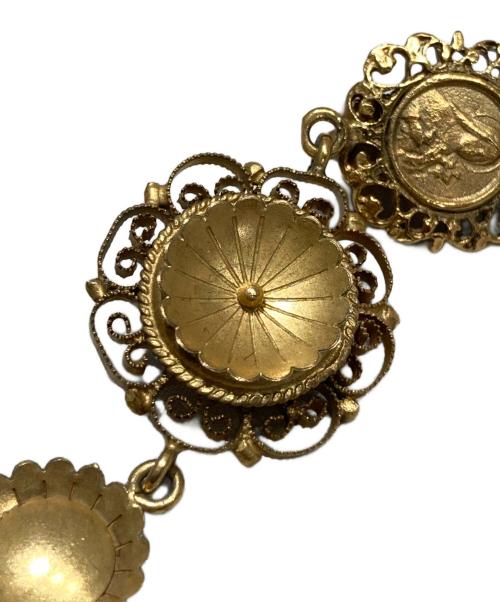 DOLCE & GABBANA（ドルチェ＆ガッバーナ）DOLCE & GABBANA (ドルチェ＆ガッバーナ) 両耳セットイヤリング ゴールドの古着・服飾アイテム