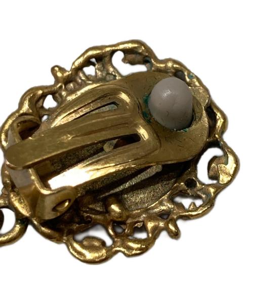 DOLCE & GABBANA（ドルチェ＆ガッバーナ）DOLCE & GABBANA (ドルチェ＆ガッバーナ) 両耳セットイヤリング ゴールドの古着・服飾アイテム