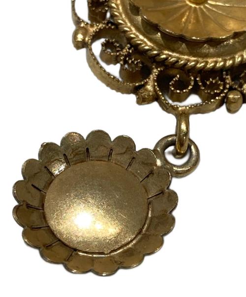 DOLCE & GABBANA（ドルチェ＆ガッバーナ）DOLCE & GABBANA (ドルチェ＆ガッバーナ) 両耳セットイヤリング ゴールドの古着・服飾アイテム