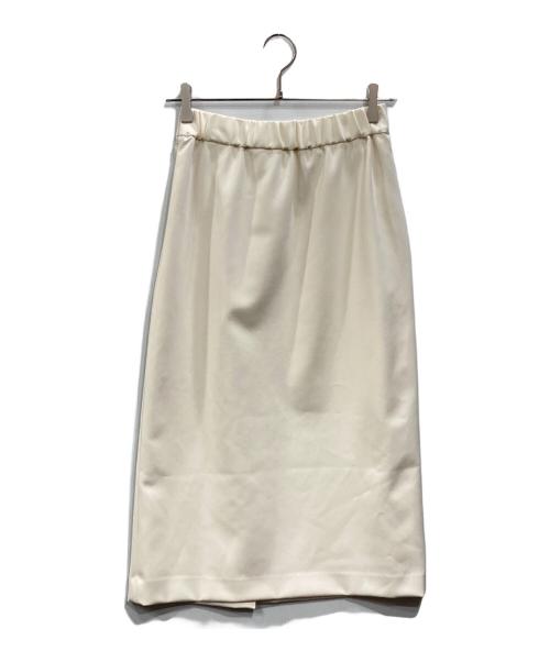 SOEJU（ソージュ）SOEJU (ソージュ) ストレッチファインロングタイトスカート アイボリー サイズ:Sの古着・服飾アイテム