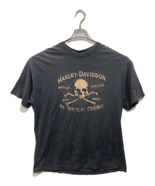 HARLEY-DAVIDSON（ハーレーダビッドソン）HARLEY-DAVIDSON (ハーレーダビッドソン) プリントTシャツ ブラック サイズ:SIZE XLの古着・服飾アイテム