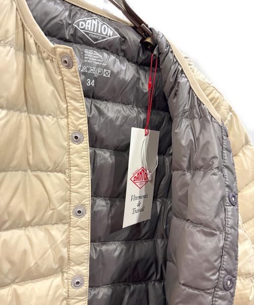 DANTON（ダントン）DANTON (ダントン) ダウンジャケット アイボリー サイズ:34の古着・服飾アイテム