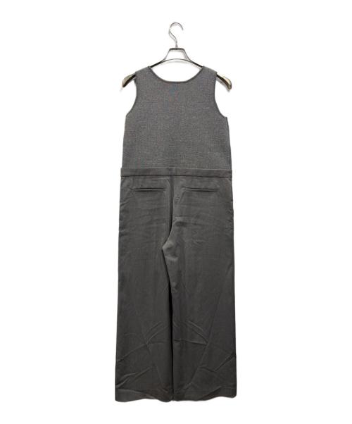 Ameri VINTAGE（アメリヴィンテージ）Ameri VINTAGE (アメリヴィンテージ) KNIT DOCKING LOOSE ROMPERS グレー サイズ:Sの古着・服飾アイテム