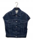 machattマチャット）の古着「デニムベスト」｜インディゴ