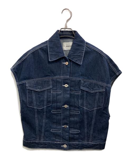 machatt（マチャット）machatt (マチャット) デニムベスト インディゴ サイズ:Freeの古着・服飾アイテム