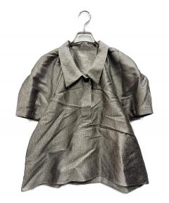 中古・古着通販】machatt (マチャット) メタリックパフスリーブ
