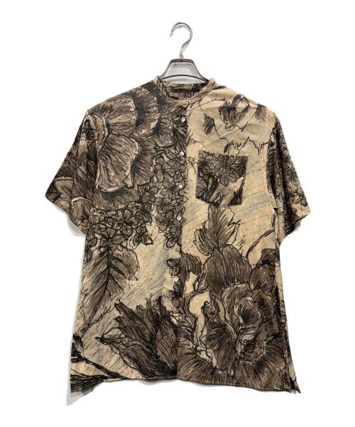 Ameri（アメリ）AMERI (アメリ) KEITA MARUYAMA (ケイタマルヤマ) ワイドシャツ ベージュ サイズ:Freeの古着・服飾アイテム