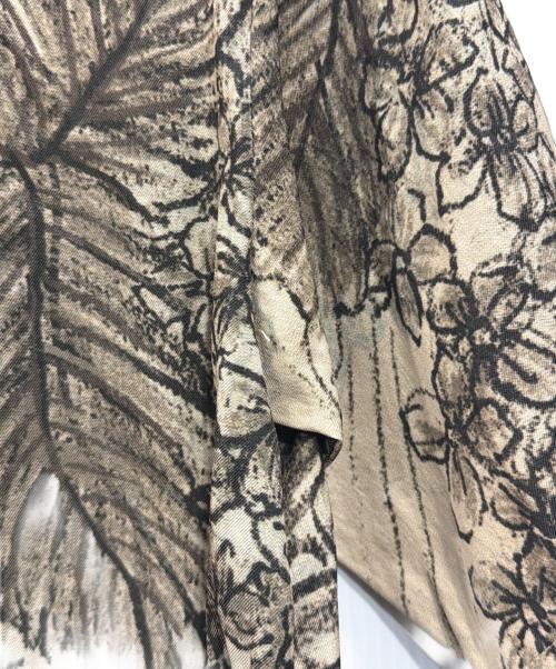 Ameri（アメリ）AMERI (アメリ) KEITA MARUYAMA (ケイタマルヤマ) ワイドシャツ ベージュ サイズ:Freeの古着・服飾アイテム