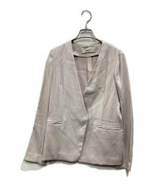 DES PRES（デ プレ）の古着「ノーカラージャケット」｜グレー