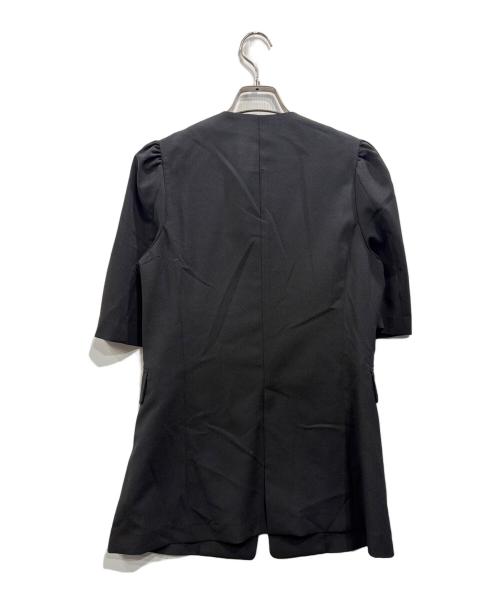 BABYLONE（バビロン）BABYLONE (バビロン) パフスリーブ五分袖ジャケット ブラック サイズ:S 未使用品の古着・服飾アイテム