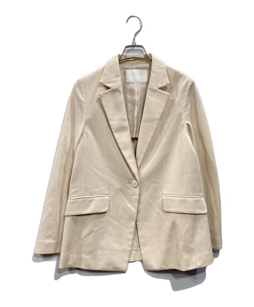 BALLSEY（ボールジィ）BALLSEY (ボールジィ) ハイゲージカノコ 1Bテーラードジャケット ベージュ サイズ:Mの古着・服飾アイテム