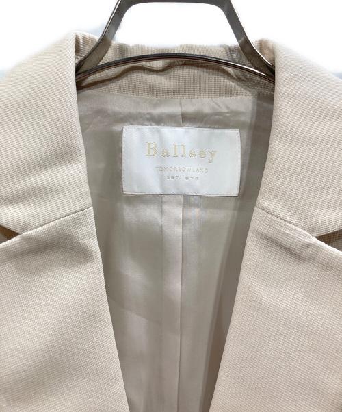 BALLSEY（ボールジィ）BALLSEY (ボールジィ) ハイゲージカノコ 1Bテーラードジャケット ベージュ サイズ:Mの古着・服飾アイテム