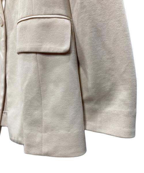 BALLSEY（ボールジィ）BALLSEY (ボールジィ) ハイゲージカノコ 1Bテーラードジャケット ベージュ サイズ:Mの古着・服飾アイテム