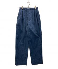 heliopole（エリオポール）の古着「SEERSUCKER RELAX PANTs」｜ネイビー