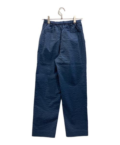 heliopole（エリオポール）heliopole (エリオポール) SEERSUCKER RELAX PANTs ネイビー サイズ:Sの古着・服飾アイテム