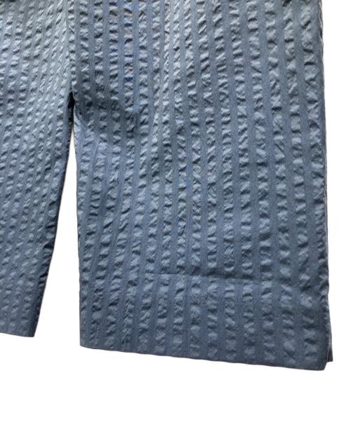 heliopole（エリオポール）heliopole (エリオポール) SEERSUCKER RELAX PANTs ネイビー サイズ:Sの古着・服飾アイテム