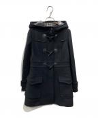 BURBERRY BLUE LABELバーバリーロンドンブルーレーベル）の古着「ダッフルコート」｜ブラック